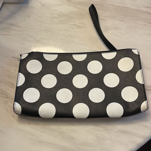 Sephora Limited Edition 2018 Rouge Memeber Make Up Bag Black & White Polka Dots - Picture 3 of 6